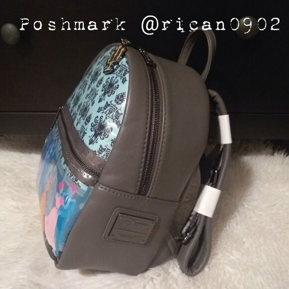 Loungefly Disney Haunted Mansion Dancing Ghost Mini Backpack - Picture 4 of 6